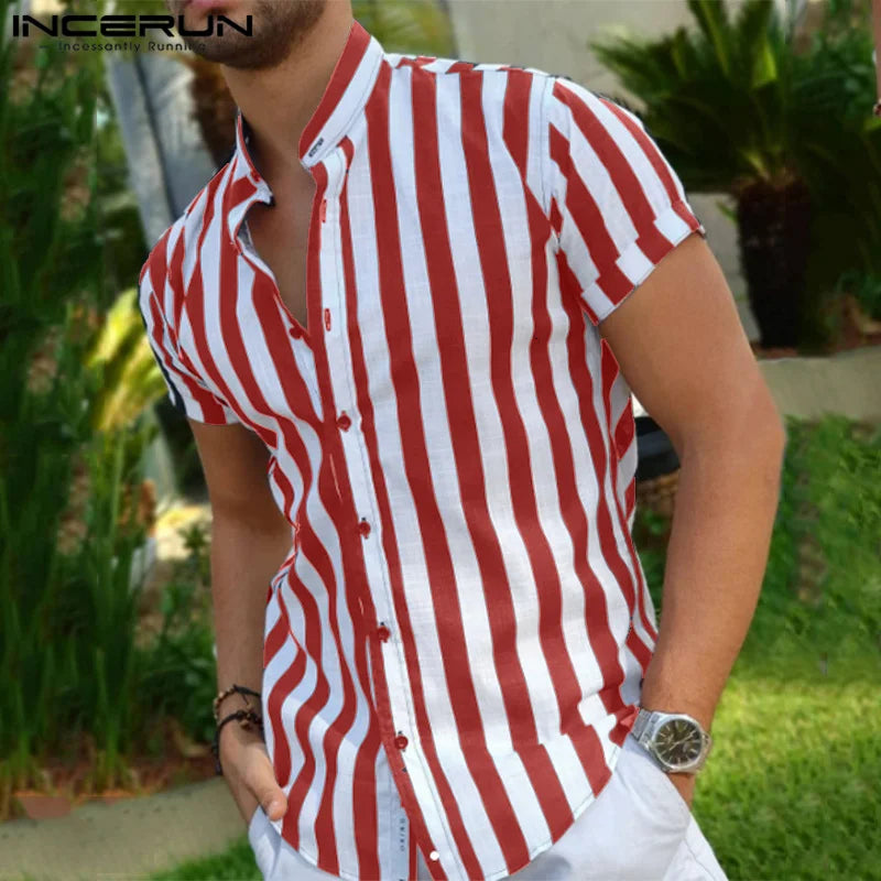 Men Striped Shirt